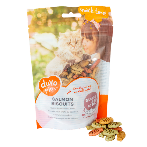Duvo Cat Salmon Biscuits