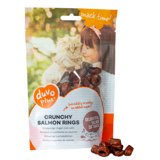 Duvo Cat Crunchy Salmon Rings