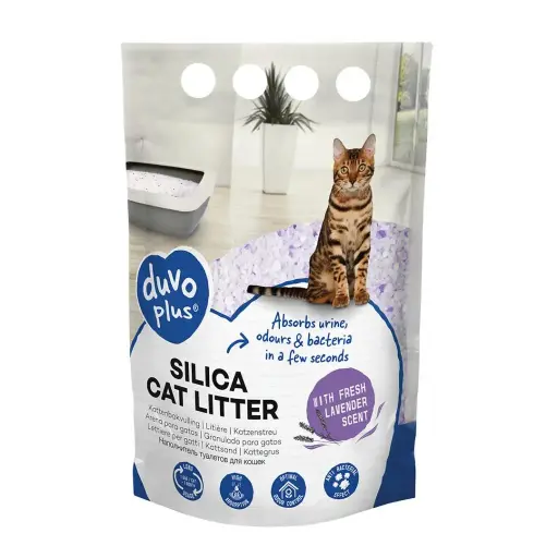 Duvo Silica Cat Litter - Lavender / دوفو سيليكا ليتر للقطط - لافندر