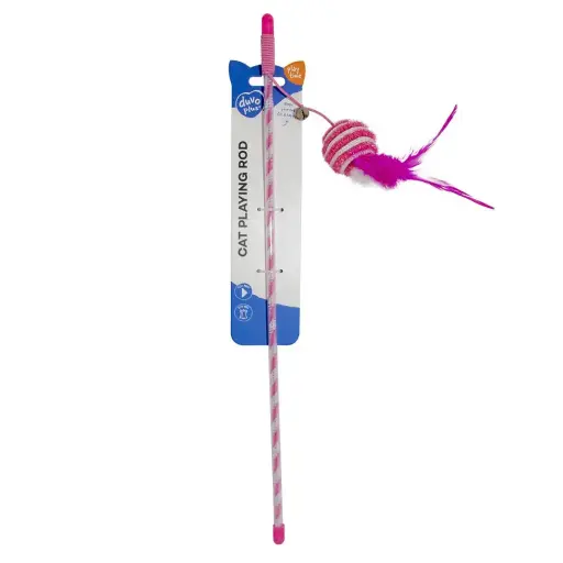Duvo Cat Playing Rod - Pink / عصا لعب للقطط دوفو - وردي