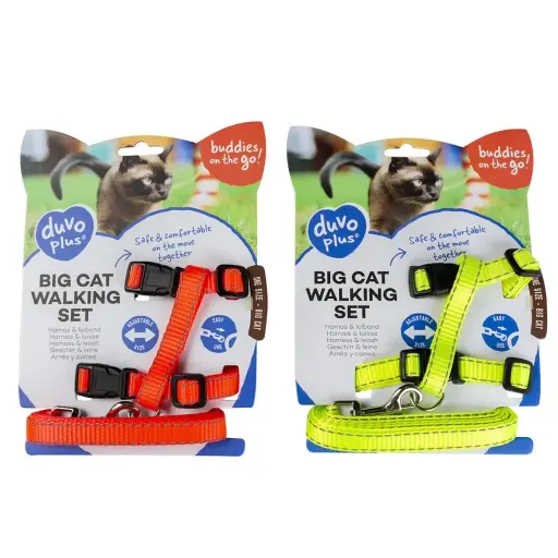 Duvo Big Cat Walking Set / دوفو مجموعة تنزه للقطط الكبيرة